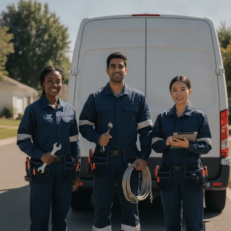 Wärmepumpeninstallateur Team in Darmstadt